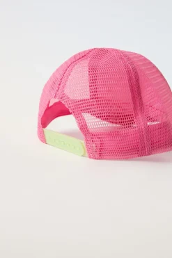 Niños ZARA 1½ - 6 Años·Accesorios|6 - 14 Años·Accesorios<GORRA REJILLA FLOR BRILLO