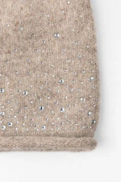 Discount GORRO BEANIE PUNTO FINO STRASS Mujer Accesorios / Bisuteria