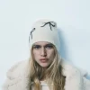 Clearance GORRO BEANIE PUNTO GRUESO LAZOS Mujer Accesorios / Bisuteria
