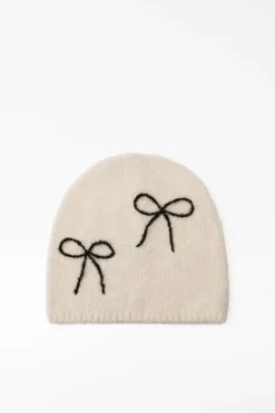 Clearance GORRO BEANIE PUNTO GRUESO LAZOS Mujer Accesorios / Bisuteria