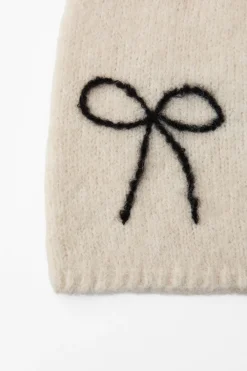Clearance GORRO BEANIE PUNTO GRUESO LAZOS Mujer Accesorios / Bisuteria