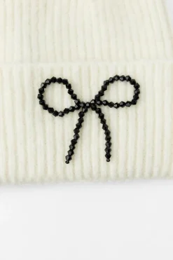 Fashion GORRO BEANIE PUNTO LAZO ABALORIOS Mujer Accesorios / Bisuteria