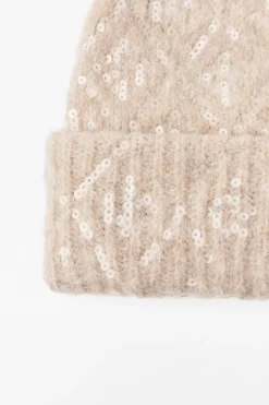 Online GORRO BEANIE PUNTO LENTEJUELAS Mujer Accesorios / Bisuteria