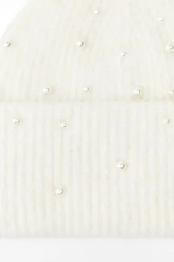 Hot GORRO BEANIE PUNTO VUELTA PERLAS Mujer Accesorios / Bisuteria