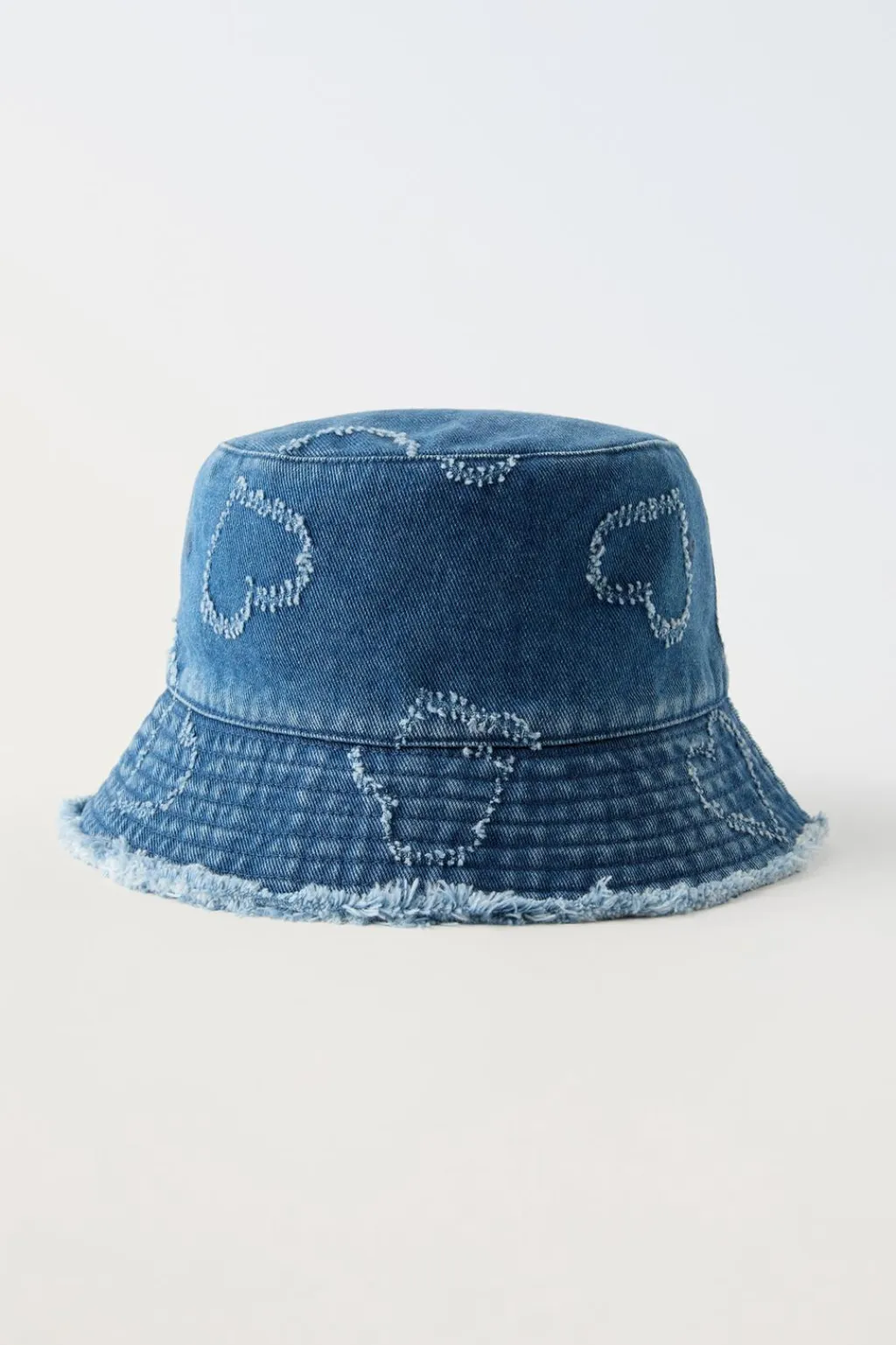 Niños ZARA 1½ - 6 Años·Accesorios|6 - 14 Años·Accesorios<GORRO BOB DENIM CORAZONES