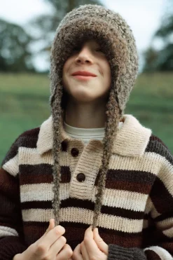 Niños ZARA 6 - 14 Años·Accesorios|6 - 14 Años·Accesorios<GORRO CON LANA OREJERAS