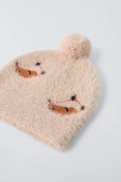 Niños ZARA 1½ - 6 Años·Accesorios|1½ - 6 Años·Accesorios<GORRO EFECTO PELO ZORRITOS