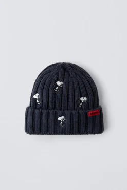 Niños ZARA 1½ - 6 Años·Licencias|1½ - 6 Años·Accesorios<GORRO PUNTO BORDADOS SNOOPY PEANUTS™