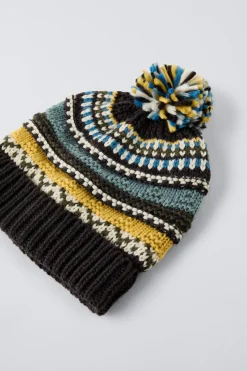 Niños ZARA 1½ - 6 Años·Accesorios|6 - 14 Años·Accesorios<GORRO PUNTO JACQUARD POMPÓN