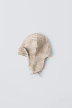 Niños ZARA 1½ - 6 Años·Accesorios|6 - 14 Años·Accesorios<GORRO PUNTO OREJERAS