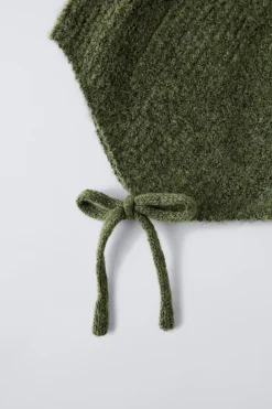 Niños ZARA 6 - 18 Meses·Punto|6 - 18 Meses·Accesorios / Calcetines<GORRO PUNTO POMPÓN