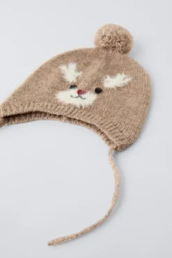 Niños ZARA 1½ - 6 Años·Punto|6 - 18 Meses·Conjuntos<GORRO PUNTO RENO