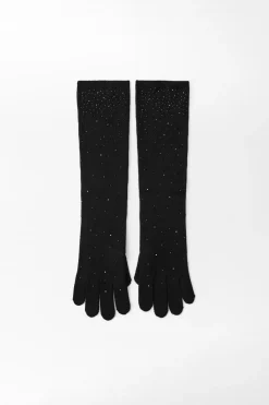 New GUANTES LARGOS PUNTO BRILLOS Mujer Accesorios / Bisuteria