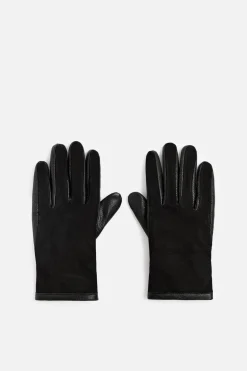 Online GUANTES PIEL COMBINADA Hombre Accesorios