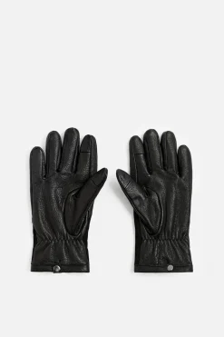 Online GUANTES PIEL COMBINADA Hombre Accesorios