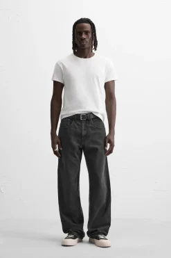 Online JEANS BAGGY FIT BANDAS Hombre Jeans