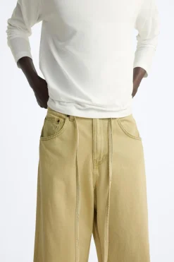 Outlet JEANS BAGGY FIT EFECTO ENCERADO Hombre Jeans