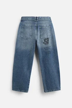 Sale JEANS BAGGY FIT ESTAMPADOS X ALL CAPS STUDIO Hombre Jeans