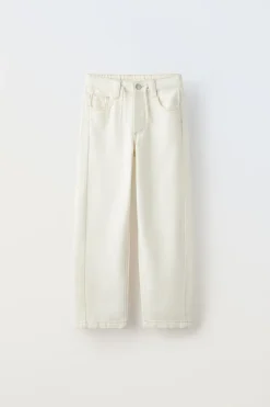 Niños ZARA 6 - 14 Años·Pantalones|6 - 14 Años·Jeans<JEANS BARREL CORDÓN