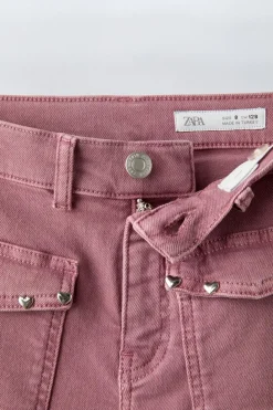 Niños ZARA 6 - 14 Años·Pantalones|6 - 14 Años·Jeans<JEANS BOOTCUT TACHAS