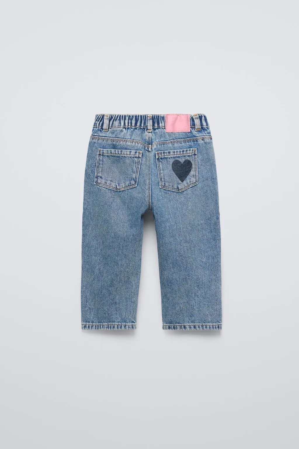 Niños ZARA 1½ - 6 Años·Jeans / Denim|6 - 18 Meses·Pantalones / Leggings<JEANS ESTAPADO CORAZONES