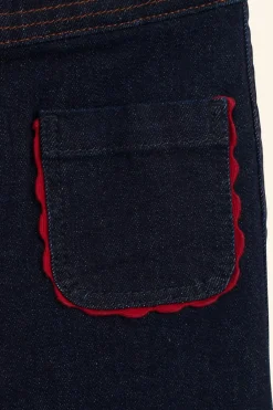 Niños ZARA 6 - 14 Años·Jeans<JEANS FLARE BOLSILLOS ONDAS LIMITED EDITION