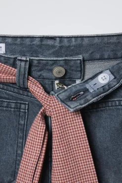 Niños ZARA 6 - 14 Años·Jeans<JEANS FLARE PAÑUELO CUADROS