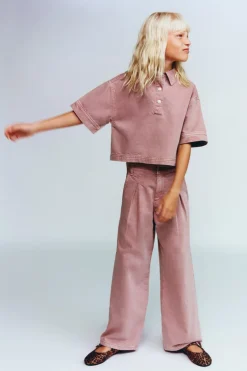 Niños ZARA 6 - 14 Años·Pantalones|6 - 14 Años·Jeans<JEANS FLUIDO PINZAS