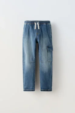 Niños ZARA 6 - 14 Años·Jeans<JEANS JOGGER CARGO
