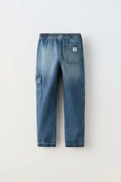 Niños ZARA 6 - 14 Años·Jeans<JEANS JOGGER CARGO
