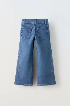 Niños ZARA 6 - 14 Años·Jeans<JEANS MARINE BORDADOS