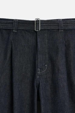 Outlet JEANS PLIEGUES CINTURÓN Hombre Jeans