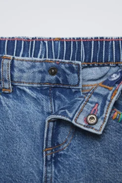 Niños ZARA 1½ - 6 Años·Jeans / Denim|6 - 18 Meses·Pantalones / Leggings<JEANS RECTO BORDADOS