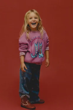 Niños ZARA 1½ - 6 Años·Jeans / Denim|1½ - 6 Años·Total Look<JEANS RECTO BORDADOS