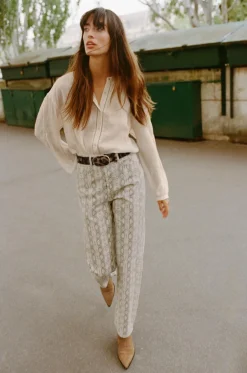 Online JEANS RECTO Z1975 DENIM ESTAMPADO ANIMAL TIRO ALTO Mujer Jeans