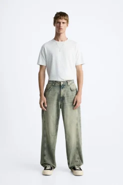 Discount JEANS RELAXED FIT COSTURAS Hombre Jeans