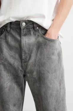 New JEANS RELAXED FIT ESTAMPADO ARRUGADO Hombre Jeans