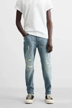 Online JEANS SKINNY FIT ROTOS Hombre Jeans