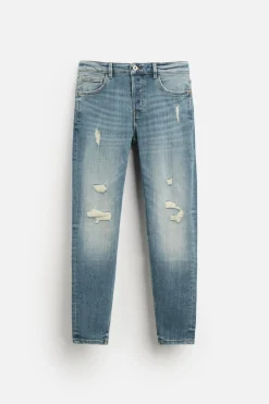 Online JEANS SKINNY FIT ROTOS Hombre Jeans