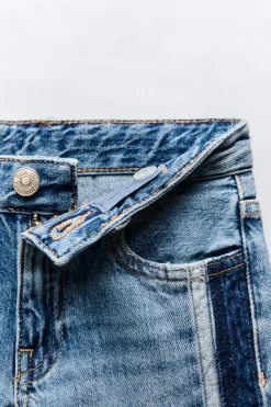 Niños ZARA 6 - 14 Años·Jeans<JEANS STRAIGHT BANDA LATERAL