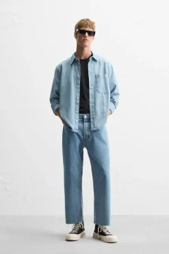 Best JEANS STRAIGHT CROPPED FIT Hombre Jeans