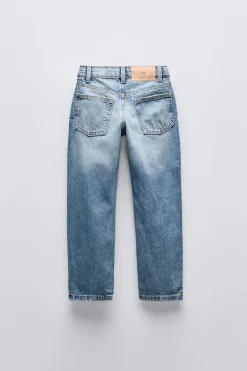 Niños ZARA 6 - 14 Años·Jeans<JEANS STRAIGHT ROTOS