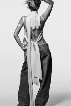 New JEANS TRF BAGGY BALLOON TIRO MEDIO Mujer Jeans