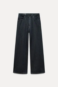 Sale JEANS TRF BAGGY BRILLOS TIRO ALTO Mujer Jeans