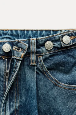 Fashion JEANS TRF BALLOON CROPPED TIRO MEDIO Mujer Jeans