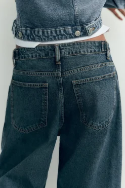 Fashion JEANS TRF BALLOON CROPPED TIRO MEDIO Mujer Jeans