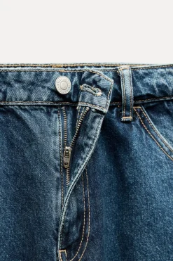 Online JEANS TRF BALLOON TIRO MEDIO Mujer Jeans