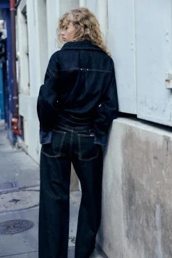 New JEANS TRF FULL LENGTH TIRO MEDIO Mujer Jeans