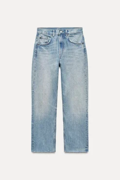 Fashion JEANS TRF RECTOS TIRO ALTO Mujer Jeans