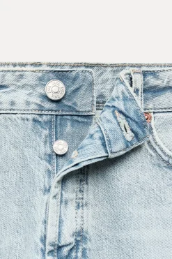 Best JEANS TRF RECTOS TIRO BAJO CROPPED Mujer Jeans